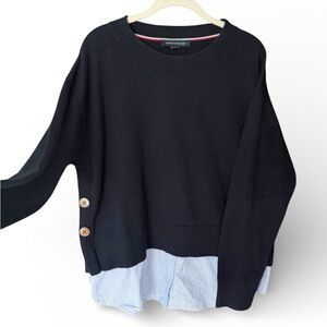 Tommy Hilfiger Women’s Layered Look Sweater – Size Large
